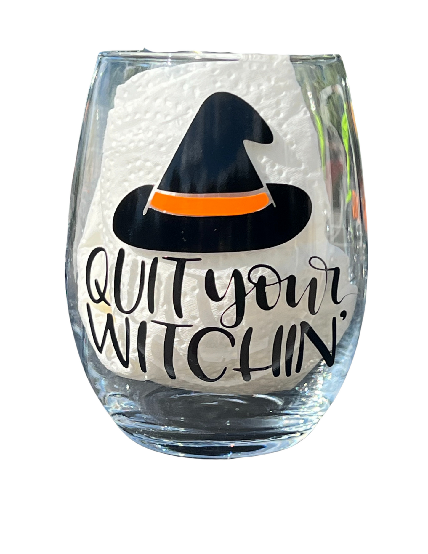 Halloween wine glasses, Funny quote wine glasses, Custom Halloween glasses
