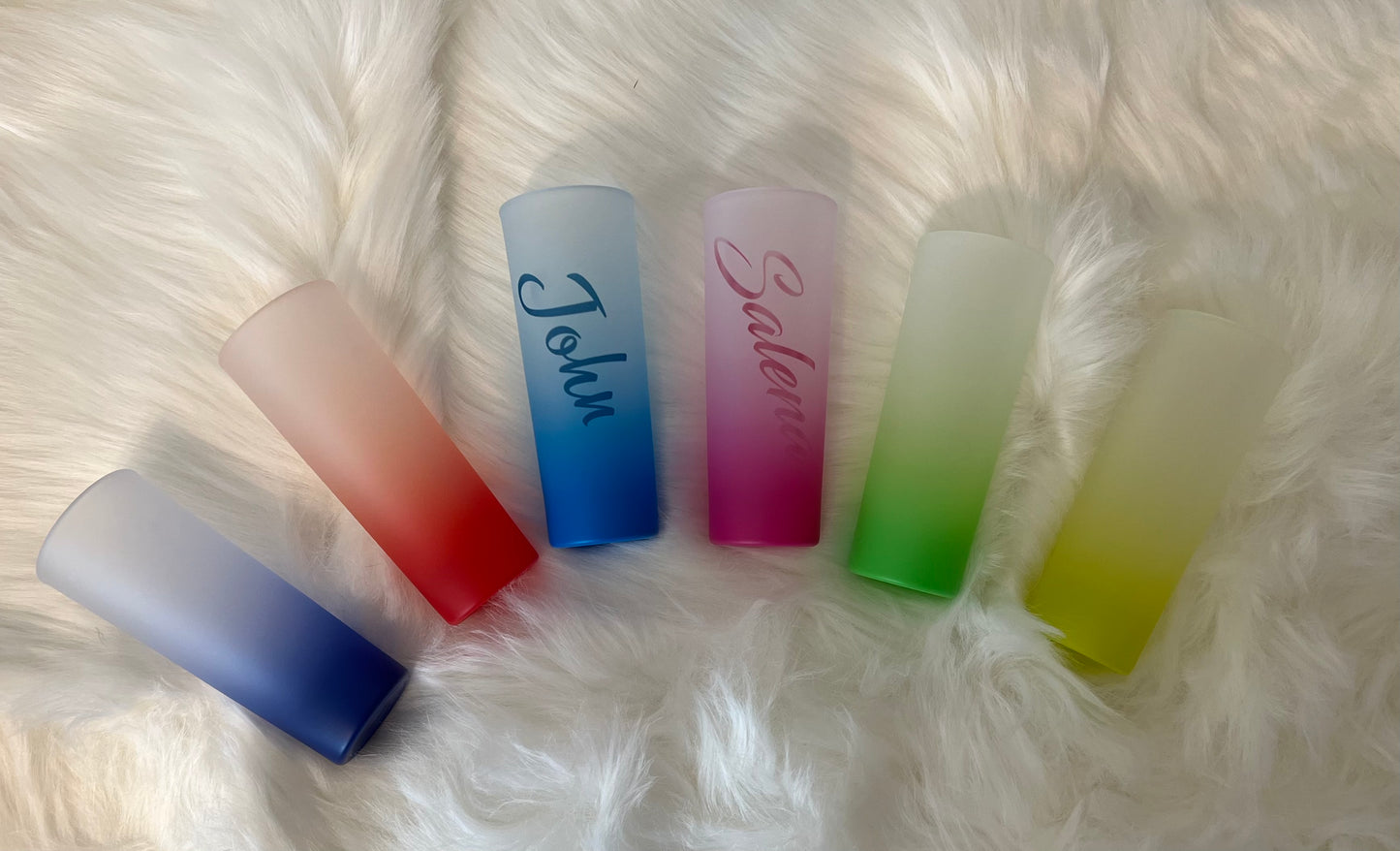 Frosted shot glasses, custom shot glasses, wedding party gifts, bachelorette party gifts, Bridesmaid gift