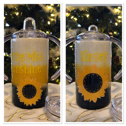 Custom kids tumblers and cups~Sunflowers~Superheros~Dinosuors and more